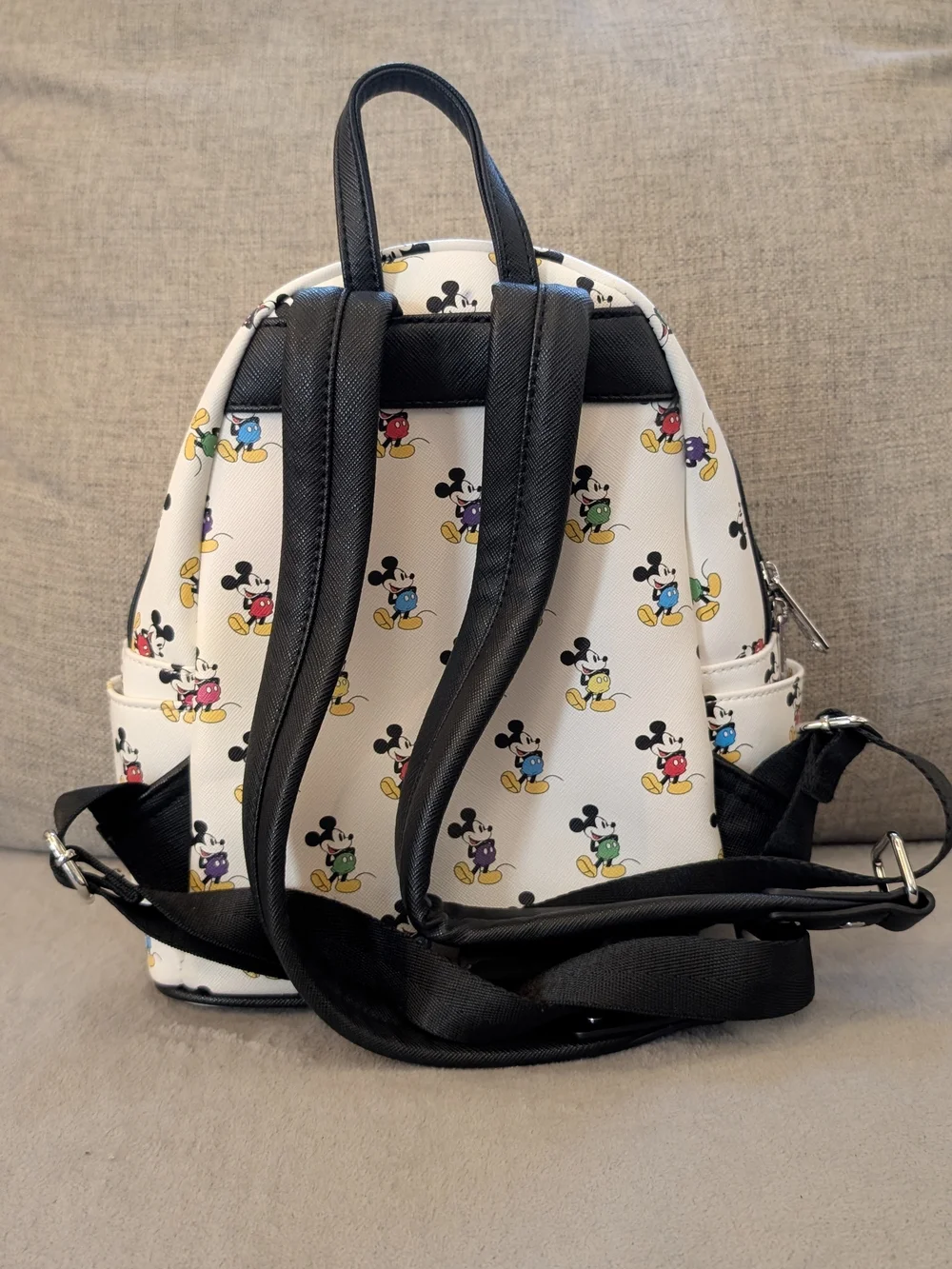 Loungefly Disney Parks White Mickey Mouse Mini Backpack